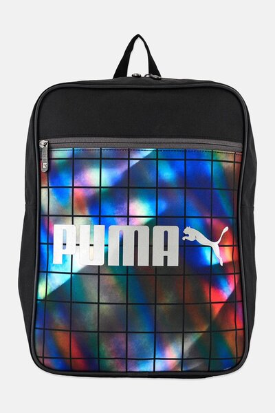 Puma Men Brand Logo Campus Backpack, Black