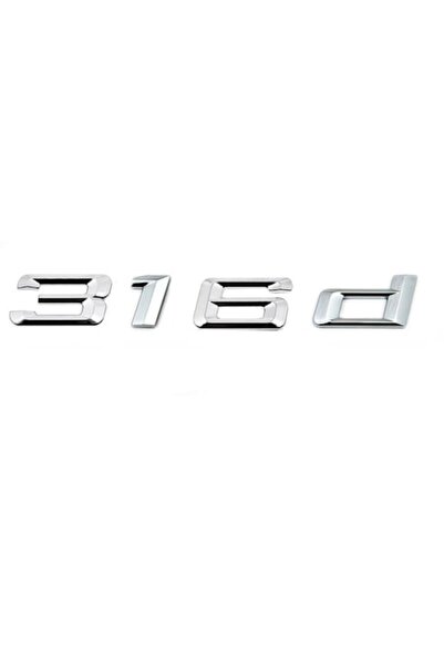 BMW 316d Emblem for Rear Trunk
