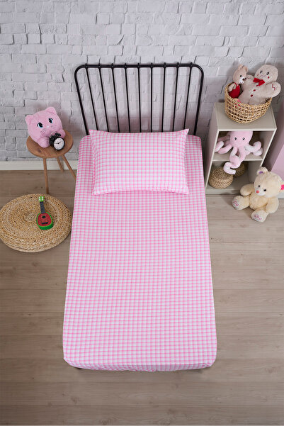 Sudemhome Single Cotton Pieces Fitted Fitted Sheet and Pillowcase 100X200 + 3...