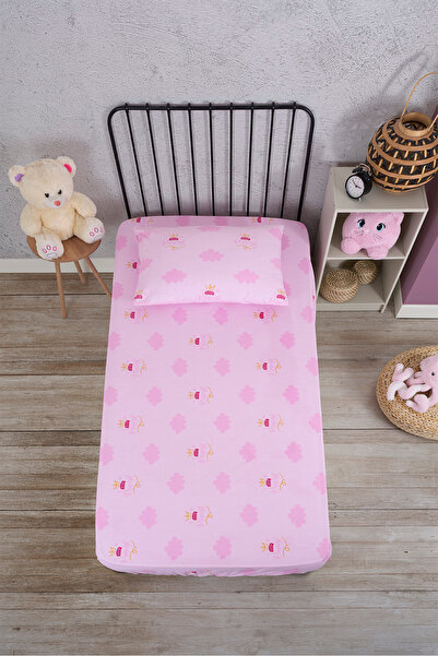 Sudemhome Single Cotton Pieces Fitted Fitted Sheet and Pillowcase 100X200 + 3...