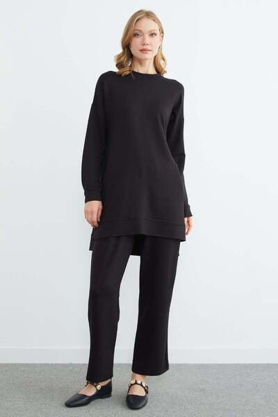 Fulla Moda Plus Size Fullamodest Çimalı Modal Dvodelni set