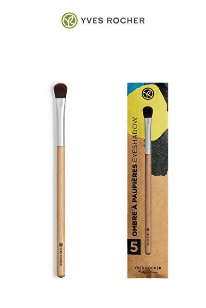 Yves Rocher Vegan Eyeshadow Brush with Soft Bristles for Professional Eye Makeup