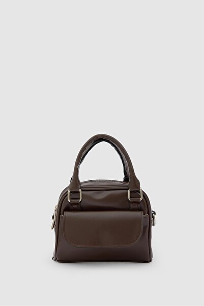 Shule Bags Nala Mini Retro geantă crossbody Bitter Brown
