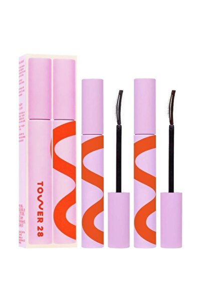Tower 28 Beauty Tower 28 MakeWaves Mascara Duo 17ml – Volumizing & Lengthenin...