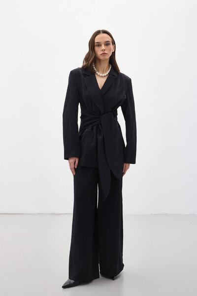 Sateen Freya Pants - Black