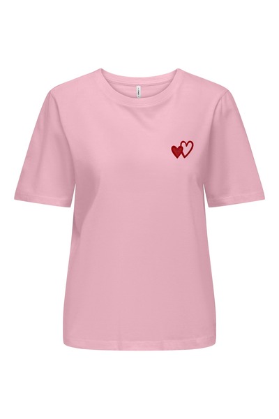 ONLY Onlhappy S/S Emb Top Jrs Women's T-Shirt 15370117