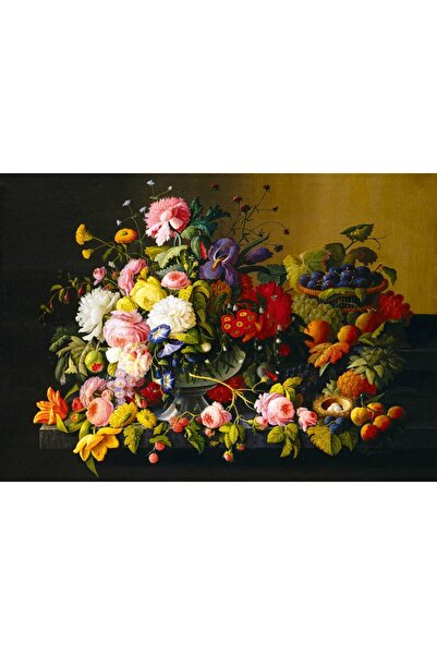 Bluebird Puzzle 1000 pieces Puzzle - Severin Roesen: Still Life, Flowers and ...