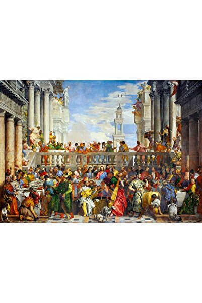 Bluebird Παζλ 1000 κομματιών - Πάολο Βερονέζε: Η Γάμος στην Κάνα, 1563