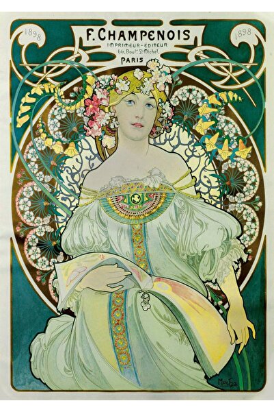 Bluebird Παζλ 1000 κομματιών - Άλφονς Μούχα: Ονειροπόληση, 1897 (Art-by-Blueb...