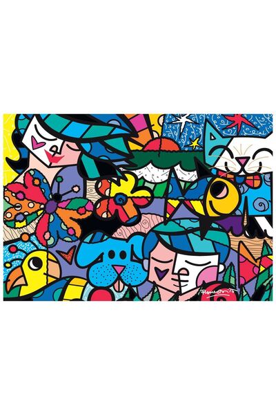 Bluebird Puzzle 1000 pieces - Romero Britto: Britto Garden (Bluebird-Puzzle-F...