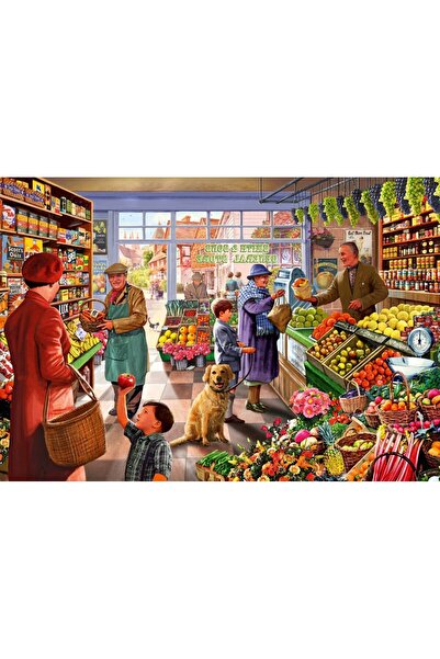 Bluebird Puzzle 1000 pieces - Steve Crisp: Village Greengrocer (Bluebird-Puzz...