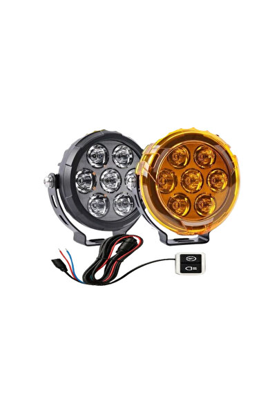 C9 E-Mark- Tip Onaylı Beemax HardCap 180 Watt Profesyonel Motosiklet Led Sis Far Takım BMW 1200-1250-1300GS