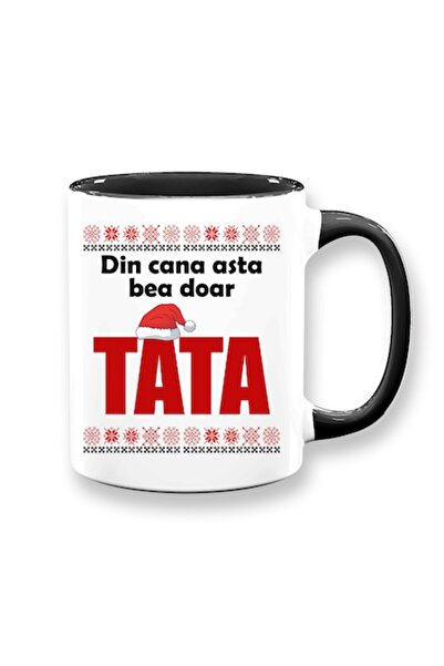 OEM Cană personalizată cu mesajul: „Din această cană bea doar tata”