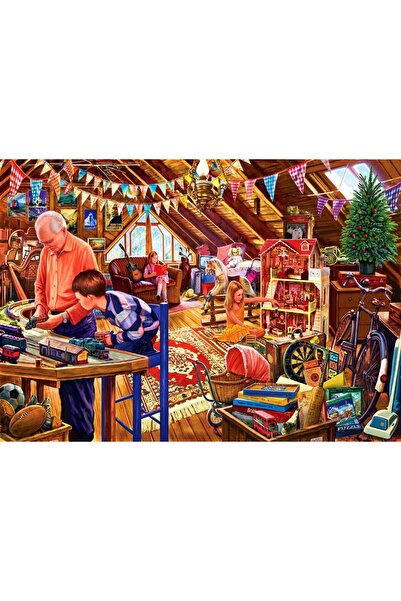 Bluebird Puzzle - Steve Crisp: Attic Playtime, 1500 pieces (70433)