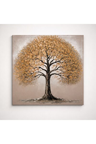 OEM Tablou Reliefat 3D Pictat cu Pomul Vietii 80x80cm - Valthera