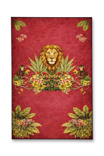 Rugs Modern Halı MOSSO – Covor decorativ modern cu țesătură cu model floral ș...