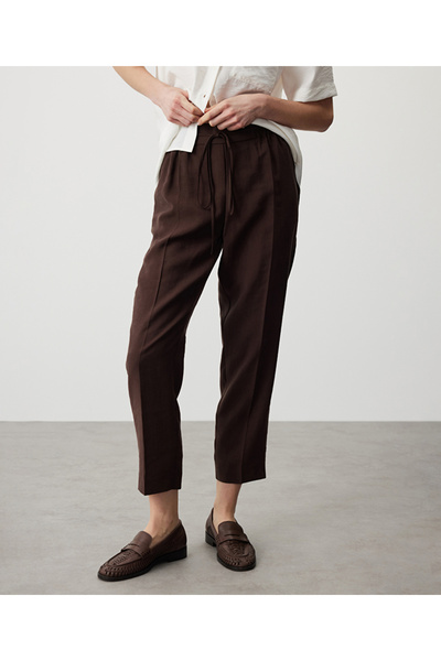 MISS IPEKYOL Carrot fit belden bağlamalı pantolon