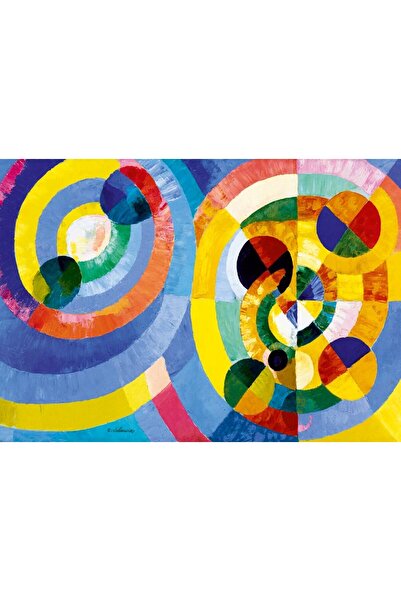 Bluebird Puzzle 1000 piese - Robert Delaunay: Circular Forms, 1930 (Art-by-Bl...