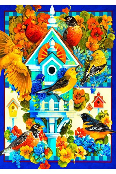 Bluebird Puzzle 1000 piese Puzzle - Galchutt David: The Avian Sanctuary (Blue...