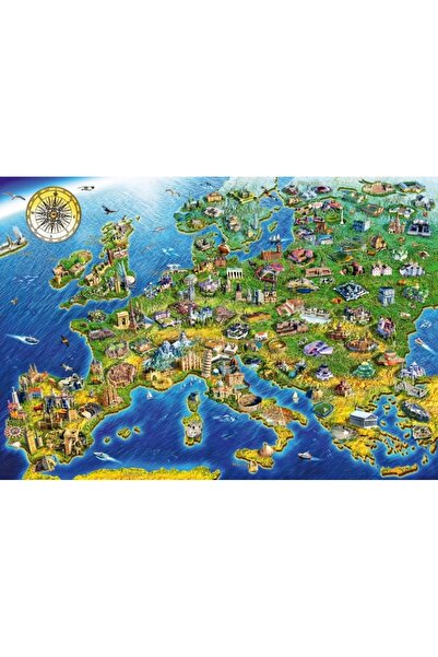 Bluebird Puzzle 1000 pieces - Adrian Chesterman: European Landmarks (Bluebird...