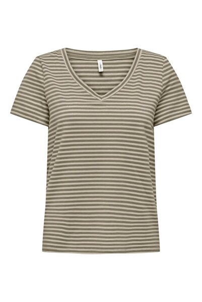 ONLY Onlvenus S/S V-Neck Shine Top Jrs Women's T-Shirt 15368929