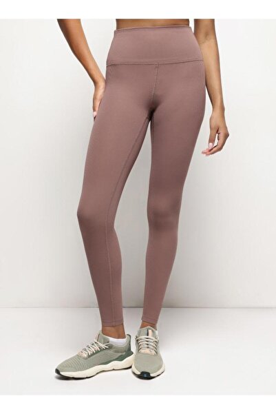 Zaecy Ribbed 7/8 Leggings – Espresso Brown
