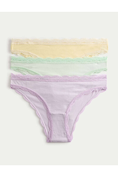 Marks & Spencer 3’lü Pamuk Karışımlı Brazilian Külot Seti