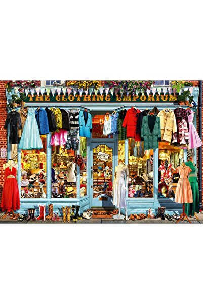 Bluebird Puzzle - The Clothing Emporium, 1000 pieces (70338-P)