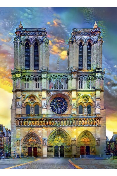 Bluebird Παζλ 1000 κομματιών - Καθεδρικός Ναός της Παρισιού (Bluebird-Puzzle-...