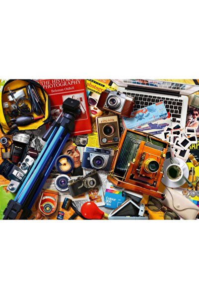 Bluebird Puzzle - Retro Camera Tabletop, 1000 pieces (Bluebird-Puzzle-70240-P)