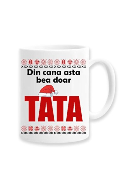 OEM Cană personalizată cu mesajul: „Din această cană bea doar tata”