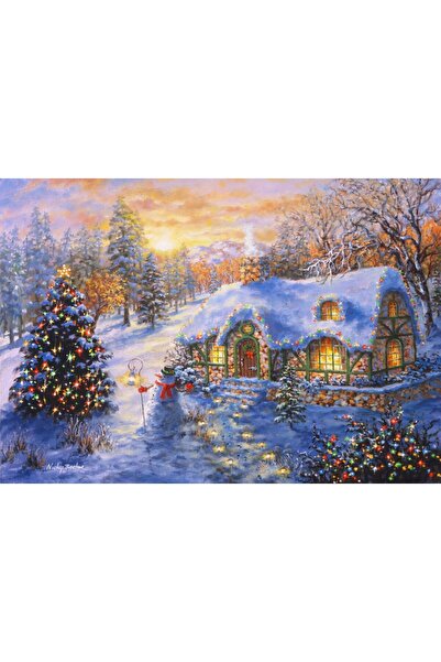 Bluebird Puzzle 1000 pieces Puzzle - Christmas Cottage (Bluebird-Puzzle-F-90352)