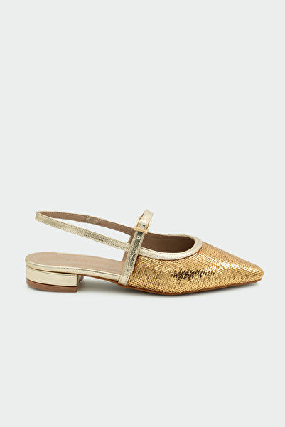 LAMİNTA Elite Gold Paiete Plată cu Paiete pentru Femei balerini