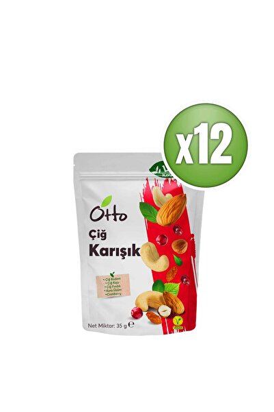 Otto Nuts Çiğ Karışık Kuruyemiş 12 x 35 gr