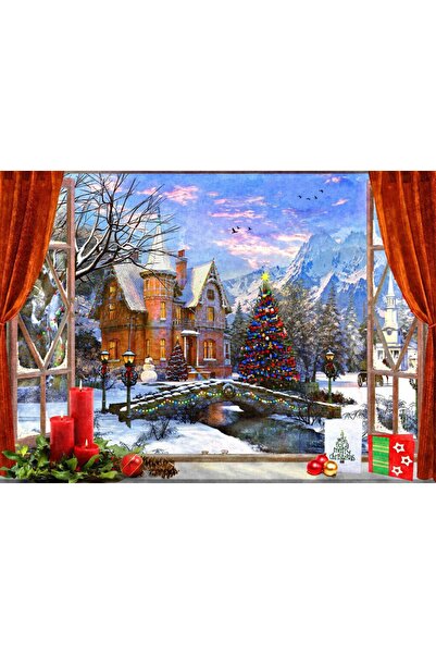 Bluebird Puzzle 500 pieces - Christmas Mountain View (Bluebird-Puzzle-F-90674)
