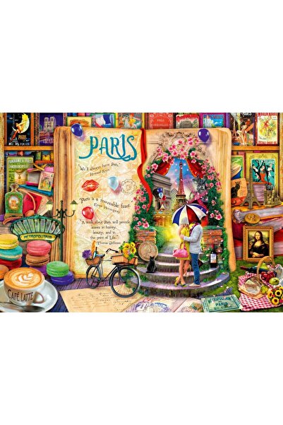 Bluebird Puzzle - Aimee Stewart: Life is an Open Book Paris, 4000 piese (Blue...