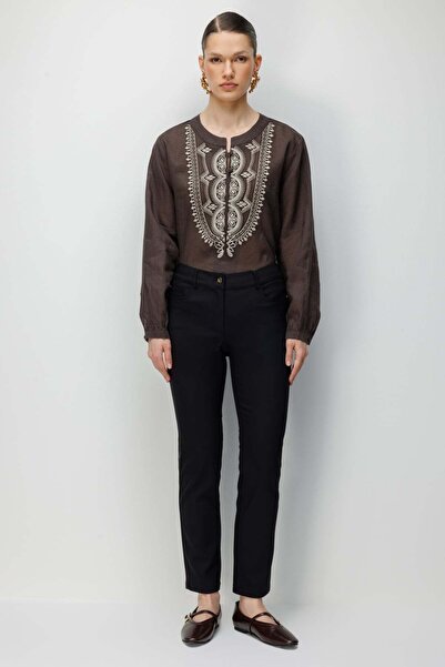 Ekol Five Pocket Skinny Leg Trousers