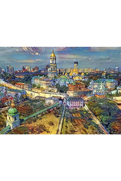 Bluebird Puzzle 1000 piese Puzzle - Gavidia Pedro: Kyiv, Ukraine City (Bluebi...