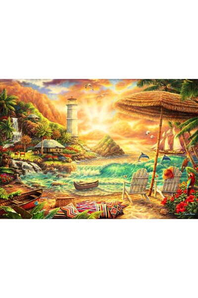 Bluebird Puzzle 1000 pieces Puzzle - Chuck Pinson: Love the Beach (Bluebird-P...