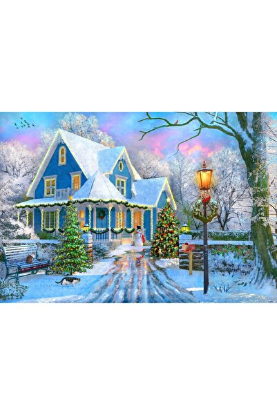 Bluebird Puzzle 500 piese - Christmas at Home (Bluebird-Puzzle-F-90517)
