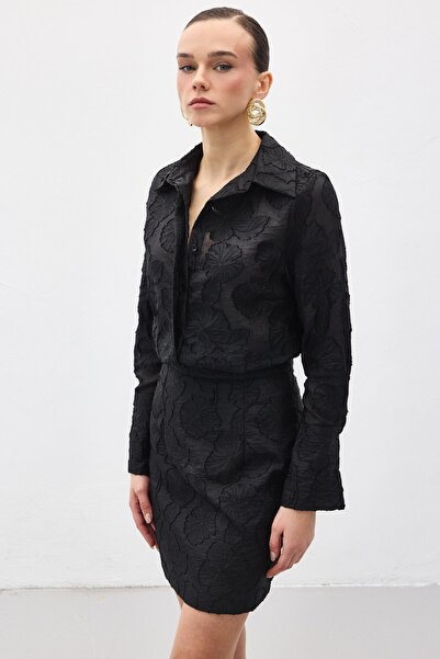 Sateen Belica Shirt - Black