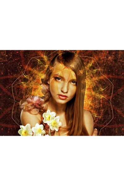 Bluebird Puzzle 1000 piese Puzzle - The Flower Woman (Bluebird-Puzzle-F-90337)