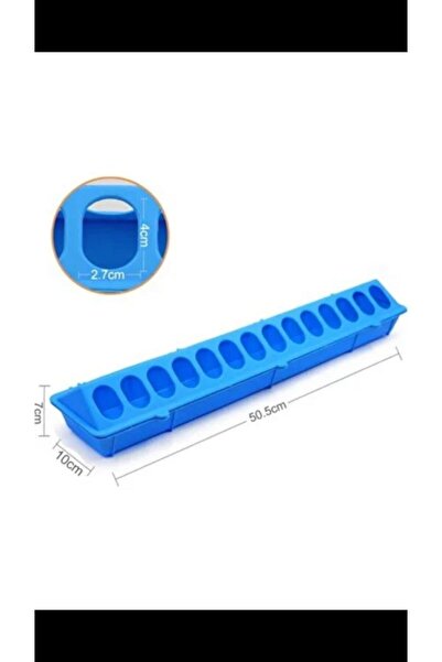üzümoglu üzümoğlu 50cm plastik civciv yemlik bıldırcın güvercin yemlik