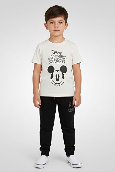 Disney Toddlers Boy 2Pcs Mickey Mouse Top And Pants Set, Multicolor