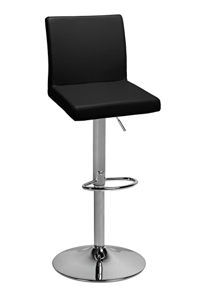 BAR TABURESİ 955 MODEL SİYAH DERİ