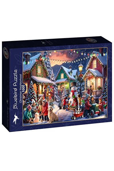 Bluebird Puzzle 1000 pieces - Rafael Trujillo: Christmas Neighborhood (Bluebi...