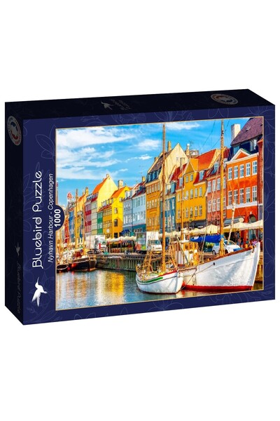 Bluebird Παζλ 1000 κομμάτια - Λιμάνι Νιχάβν - Κοπεγχάγη (Bluebird-Puzzle-F-90...