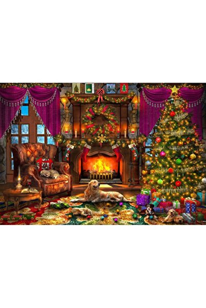 Bluebird Puzzle 1000 pieces - Cozy Christmas Room (Bluebird-Puzzle-F-90699)