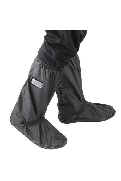 zola Set of 2 waterproof shoe covers, reusable, PVC/rubber, reflective, 40-42...