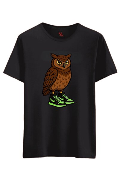 Rabona Fashion Μπλουζάκι με στάμπα Street Spirit Owl / Αθλητικό Φανελάκι με Μ...